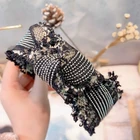 Headband Korean New Wild Simple Fabric Check Knotted Headband for Women Hair Accessories for Girls Lace Headband