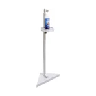 Hand Hand Soap Dispensers Wholesale Metal Step Foot Operated Liquid Soap Sanitizer Dispenser Stand Hand Touchless