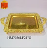 zinc alloy cake and cracker pewter serving tray /collection basket/high class party iranian trays