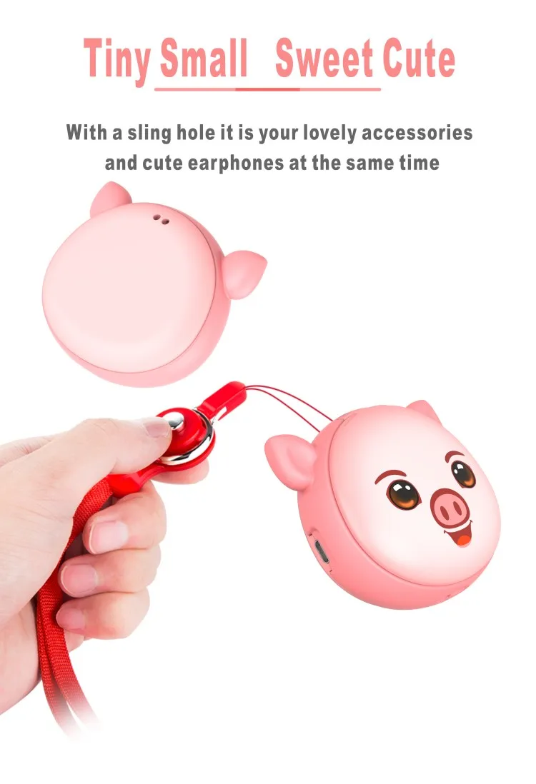 Cat Ear TWS-V18 Wireless Bluetooth 5.0 Earphone Sports Sweatproof Wireless Charge Headphone Touch Portable Earbuds - ANKUX.COM