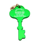 Factory Free Design Key Shape Keychain Acrylic Key Shape Key Pendant Charm Wholesale