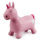 Children outdoor inflatable bouncing jumping unicorn animal toys