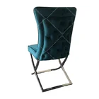 Chair Green Chair Stainless Steel Frame Green Velvet Dining Chair Room Chair Sets For Living Room