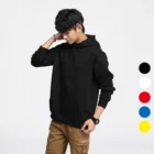 Custom LOGO Men Fitness Apparel Fleece Pullover Hoodies