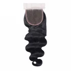 Virgin hair from peruvian 10a grade hair weft 4*4 closure set body wave