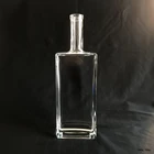 Bottle Glass For Vodka Classic Square Design 700ml Gin Bottle Glass Square Bottle For Vodka