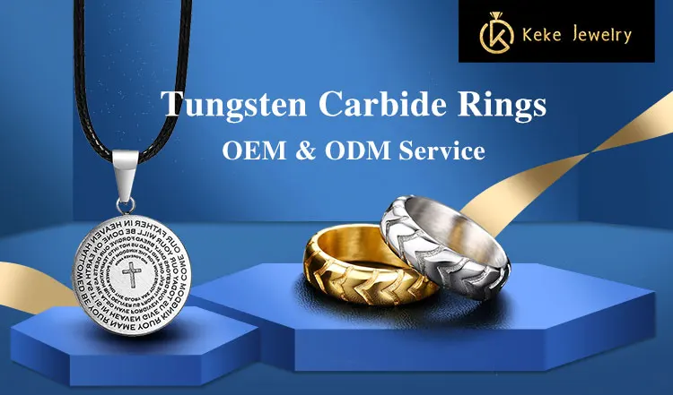 Korean temperament titanium inlaid steel zircons casting golden pendant necklace PN1065