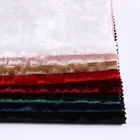 Hot sale super soft warp knitting velour ice diamond polyester knitted velvet fabric