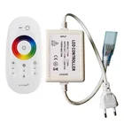 110V 220V 2.4 g wireless remote led controller full touch control RGB 5050 led light strip controller 720W