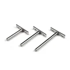Custom Stainless steel double cap floating shelf brackets