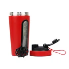 Milk Shake Bottle 700ML Factory Price 304 Stainless Steel Leak Proof Shaker Bottle For Shaking Smoothie And Milk
