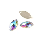DONGZHOU crystal AB sewing rhinestone flat back sew on stone for wedding accessories