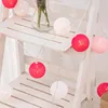 Christmas hot salegood quality best price holiday room decoration outdoor christmas colorful cotton ball led string light