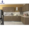 L-shaped flat pack modular kitchen cabinet with cheap price