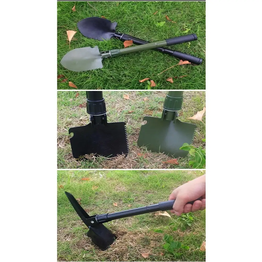 Portable Folding Shovel Multitool Spade Multifunctional Entrenching Tool for Gardening, Camping,Hiking, Fishing