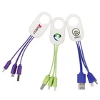 2 in 1power stick cell phone micro usb charger cable keychain with print