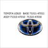 OEM BASE 75311-47011 ASSY 75310-47010 75310-47030 FOR TOYOTA PRUIS 2012 AUTO CAR TOYOTA LOGO