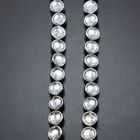 Diy のジュエリーメイキング 10 ミリメートルホワイト lentil ビーズファッションアクリルビーズ diy のジュエリーメイキングのため