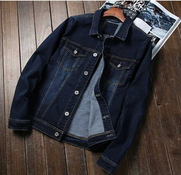 Custom logo Factory Graffiti Street Vintage Denim Fabrics Custom Denim Jacket Men Men's Jackets