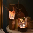 Table Lamp Study Maxery Resin Wood Table Lamp Light With UL/CE Certifications For Home Decor Or Office Or Study Table