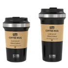 350ml/450ml BPA free double wall stainless steel coffee mug customized travel mug