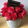 Custom packaging manufacture velvet box packaging for flowers and gifts