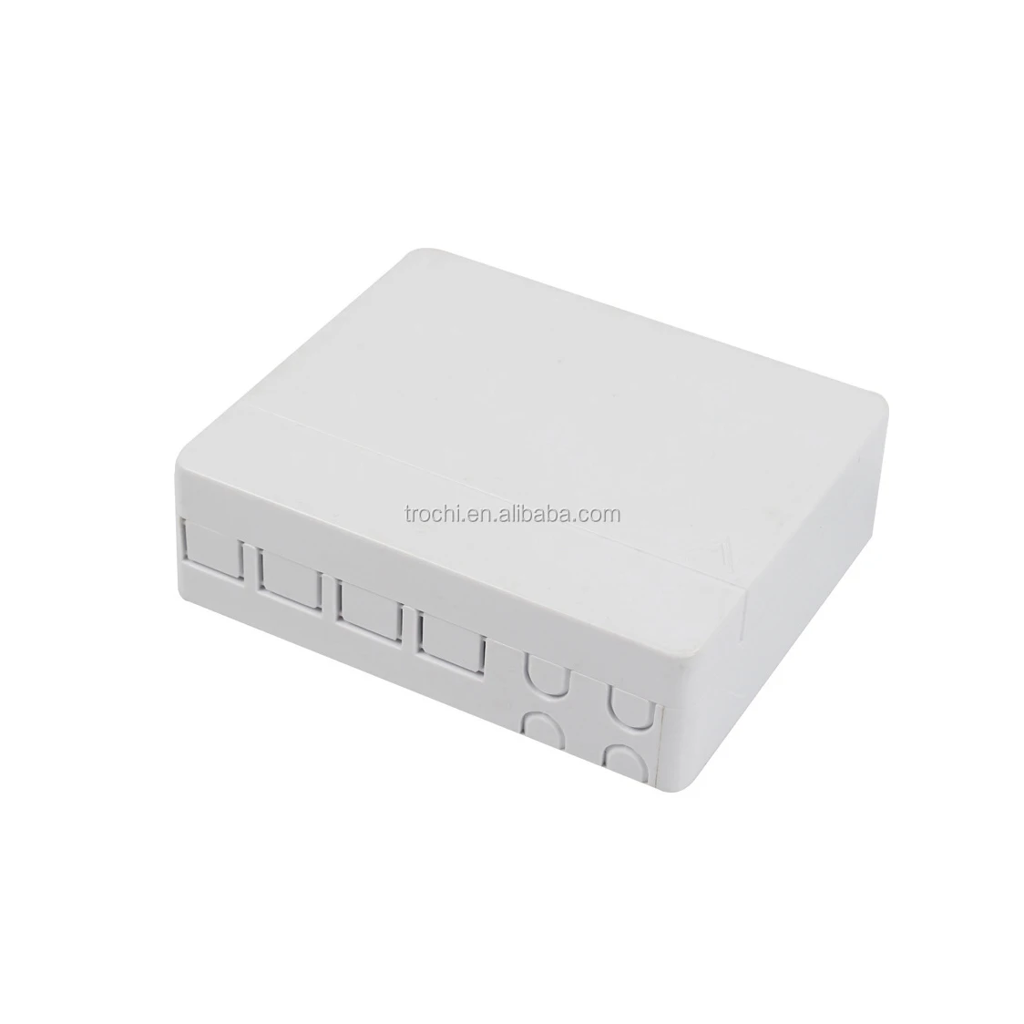 Indoor wall mouted 4 core fiber wall outlet optical socket FTTH desktop