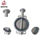 Stainless steel body wafer type concentric butterfly valve