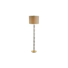 Hot Sale Simple Design Brass Frame K9 Crystal Floor Lamp for Home Hotel Decoration