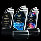 HBL Clear Costomerized Wedding Gift New Design Music Crystal Sublimate Award