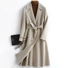 ZR Sheep 100% Wool Winter Cashmere Coat trench coat wool long double face winter wool coat in stock