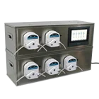 Lead Fluid multi-channel filling peristaltic pump filling system