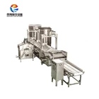Automatic Stainless Steel Potato Chips Potato French Fries Fryer Frying Potato Machine