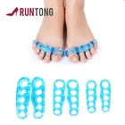 Silicone Gel Toe Stretcher Separator Five Toes Separators
