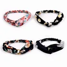 Headbands Minimum Headband Custom Headbands No Minimum Wide Silk Headband with Knot Satin Cross Wide Headband