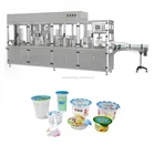 QGF Automatic yogurt packaging machine for cup filling and sealing