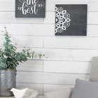 Wooden Crafts Craft Blank Wood Plaque Gray Washed Fir Wooden Sign For DIY Crafts Christmas Wood Craft Signs