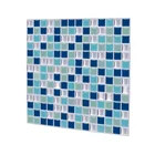 Mosaic Peel and Stick Tile Kitchen Backsplash Self-adhesive Wall Tile Home Decor PU Glue 3D Effect Square Style