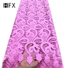 2019 OEM customized african wedding guipure embroidered tulle mesh lace fabric