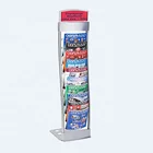金属ワイヤーパンフレットリーフレットホルダー床マガジンディスプレイラックスタンドフロアディスプレイリーフレットホルダーディスプレイ