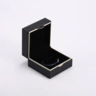 Factory outlet kraft paper jewelry gift box with foam insert brown decorative for packaging