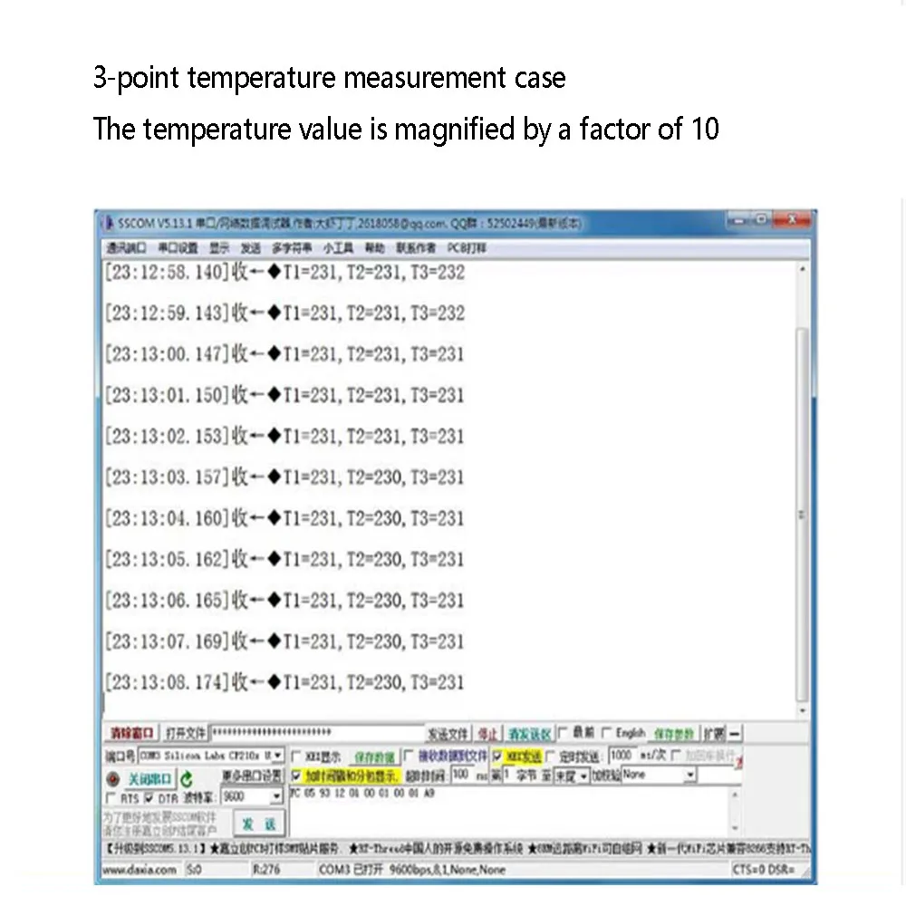 Taidacent Modbus Rtu Rs485 Rs232 Ttl Uart Ds18b20 Temperature Signal