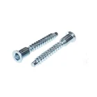 Screw Hexagonal Confirmat Screw 6.3*50mm Blue Zinc Plated 7*50mm Parafusos Confirmat Screw