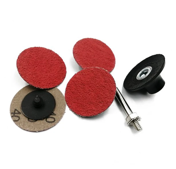 2inch round red abrasive quick change disc/ surface conditioning sanding disc