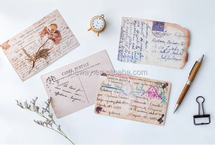 retro style postcards vintage old travel postcards set of 30