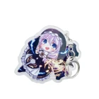 High quality heart acrylic blank keychain