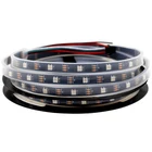 5 メートル WS2812B WS2812 2812 30 leds/m ピクセル led ストリップライト 5050 smd rgb 白 pcb IP67 チューブ防水 5v diy
