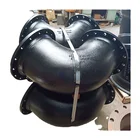 ISO 2531 elbow 90 degree DCI bend ductile iron pipe and fittings flanged
