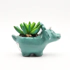 Fast delivery dinosaur shape small succulent planter pot
