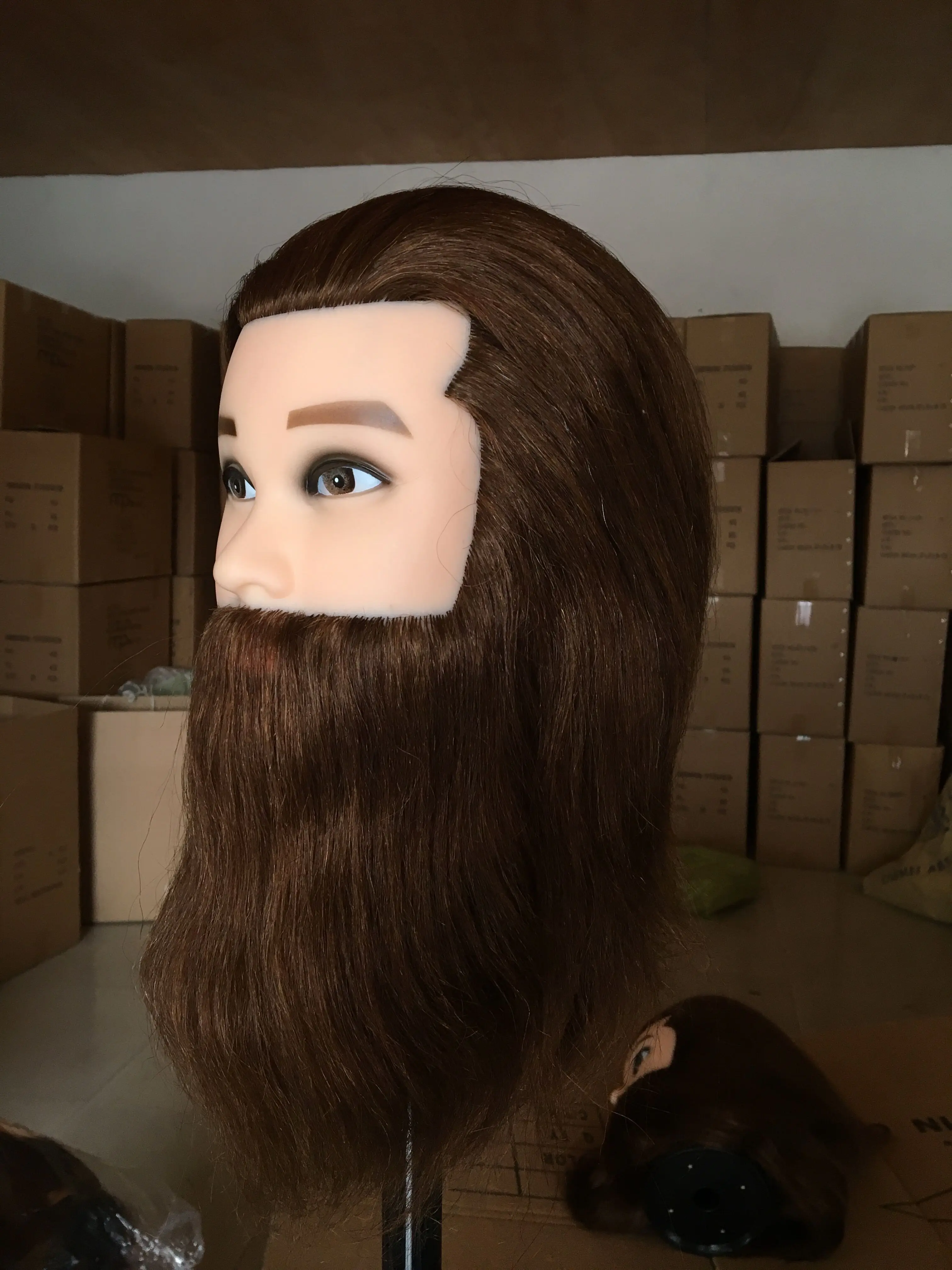 mannequin head for hair cutting